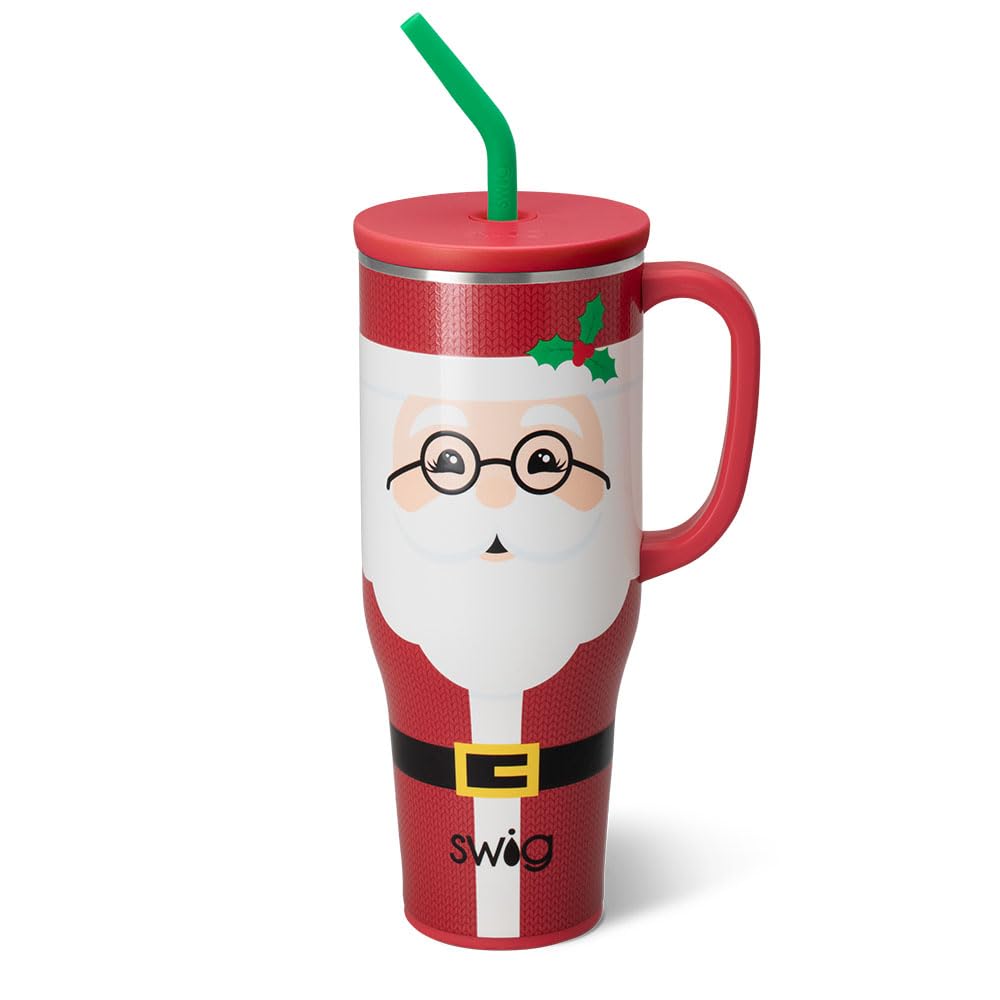 Swig Life 40oz Insulated Mega Mug, Mr. Claus